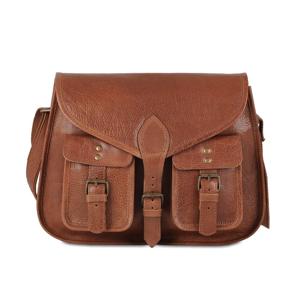 2840 14 Inch Leather Purse Shoulder Bag Crossbody Satchel Tote Travel Purse